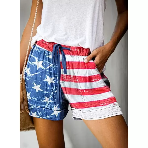 Dokotoo Womens Comfy Drawstring Casual Elastic Waist Pocketed Shorts