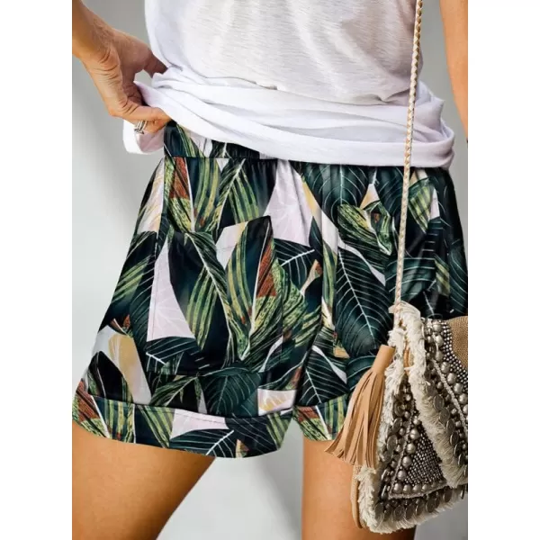 Dokotoo Womens Comfy Drawstring Casual Elastic Waist Pocketed Shorts