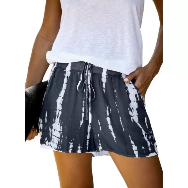 Dokotoo Womens Comfy Drawstring Casual Elastic Waist Pocketed Shorts