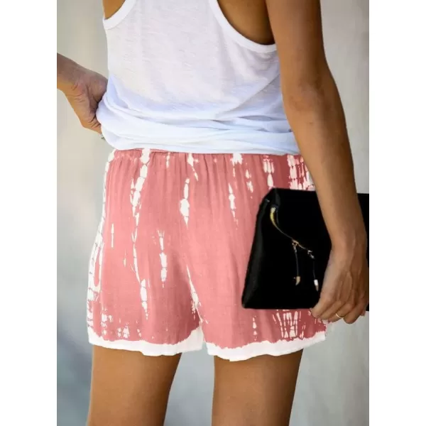 Dokotoo Womens Comfy Drawstring Casual Elastic Waist Pocketed Shorts