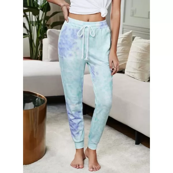 Dokotoo Womens Fashion Casual Drawstring Elastic Waist Cotton Jogging Jogger Pants with Pockets
