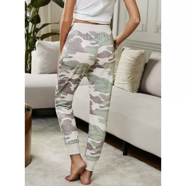 Dokotoo Womens Fashion Casual Drawstring Elastic Waist Cotton Jogging Jogger Pants with Pockets