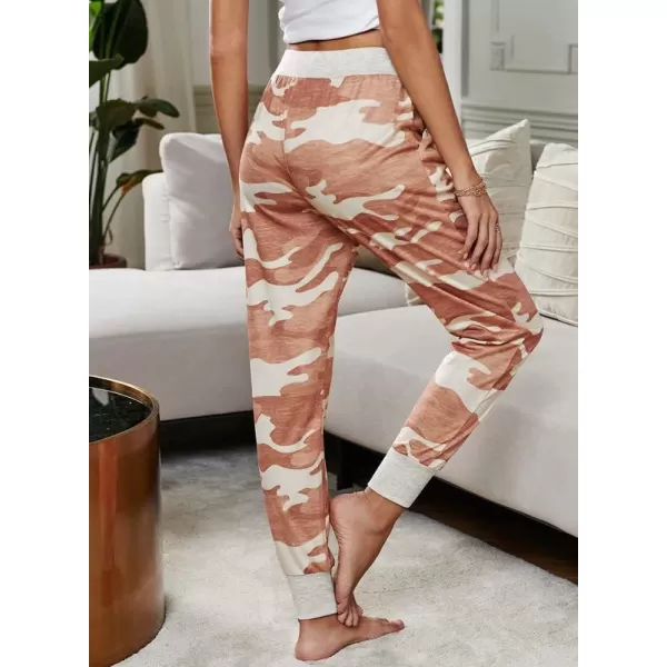 Dokotoo Womens Fashion Casual Drawstring Elastic Waist Cotton Jogging Jogger Pants with Pockets