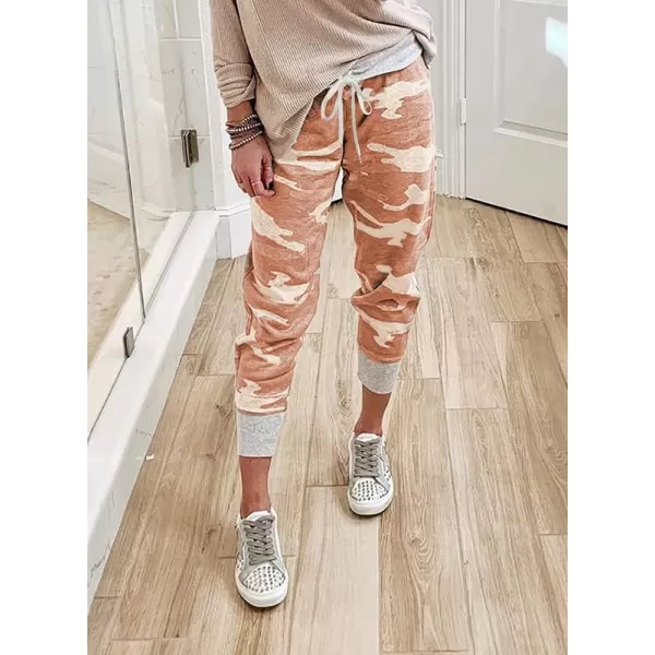 Dokotoo Womens Fashion Casual Drawstring Elastic Waist Cotton Jogging Jogger Pants with Pockets