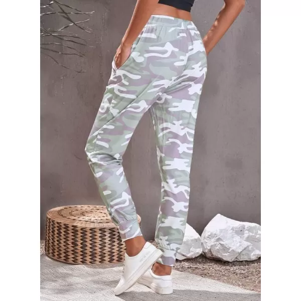 Dokotoo Womens Fashion Casual Drawstring Elastic Waist Cotton Jogging Jogger Pants with Pockets