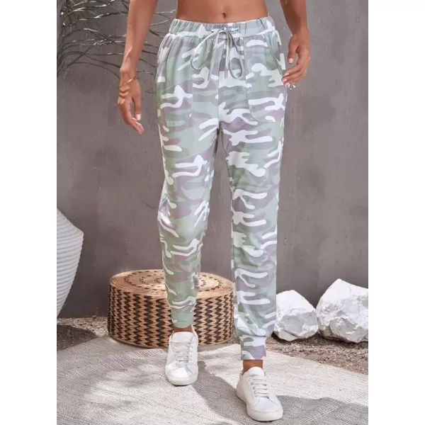 Dokotoo Womens Fashion Casual Drawstring Elastic Waist Cotton Jogging Jogger Pants with Pockets