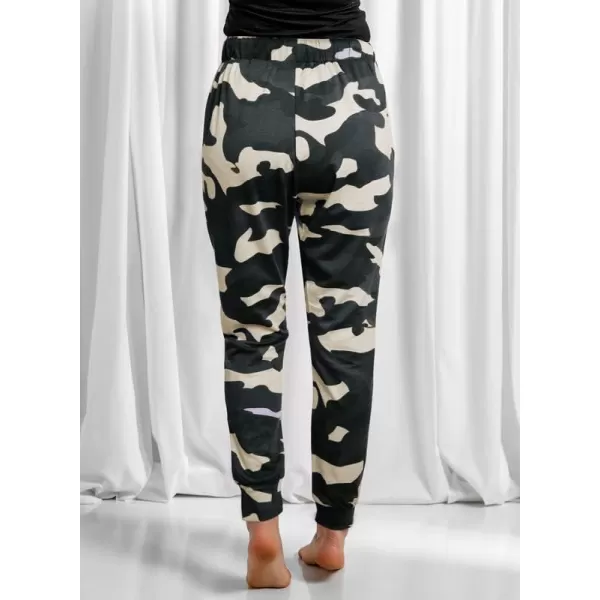 Dokotoo Womens Fashion Casual Drawstring Elastic Waist Cotton Jogging Jogger Pants with Pockets