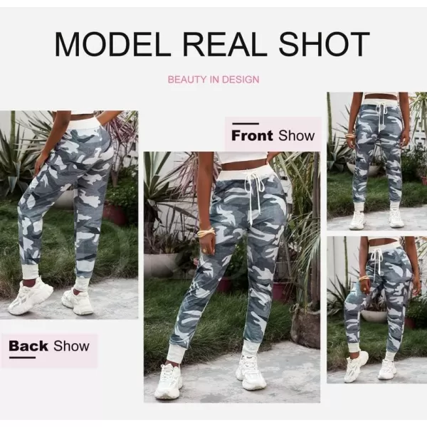 Dokotoo Womens Fashion Casual Drawstring Elastic Waist Cotton Jogging Jogger Pants with Pockets