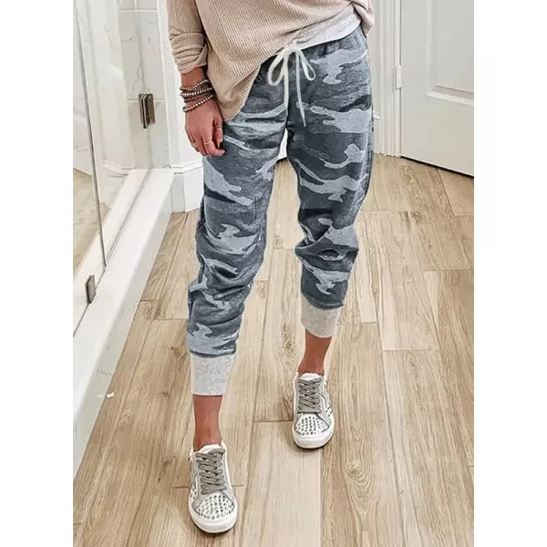 Dokotoo Womens Fashion Casual Drawstring Elastic Waist Cotton Jogging Jogger Pants with Pockets
