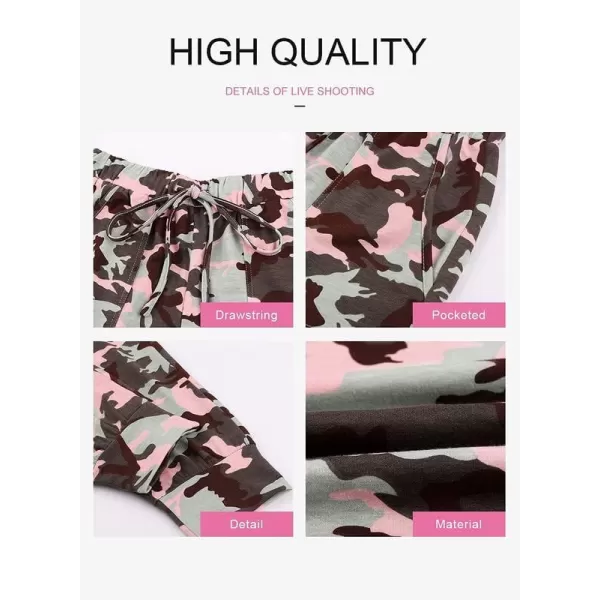 Dokotoo Womens Fashion Casual Drawstring Elastic Waist Cotton Jogging Jogger Pants with Pockets