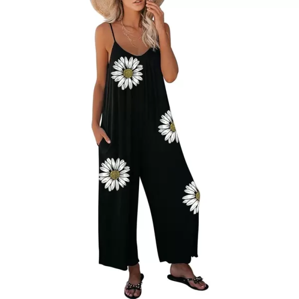 A Small Daisy Flower Black