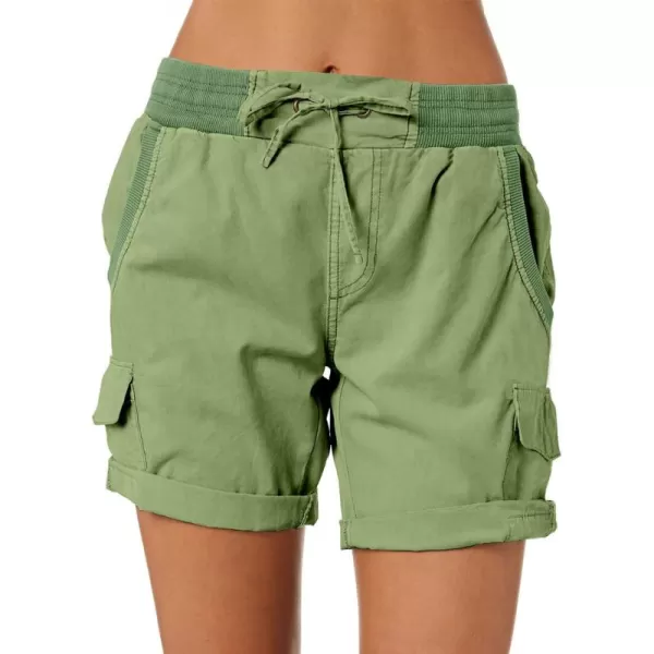 Dokotoo Womens Relaxed Fit High Waist Casual 4 Pocketed 2023 Hiking Outdoor Summer Shorts S-XL