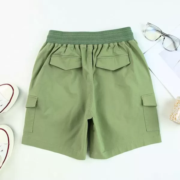 Dokotoo Womens Relaxed Fit High Waist Casual 4 Pocketed 2023 Hiking Outdoor Summer Shorts S-XL