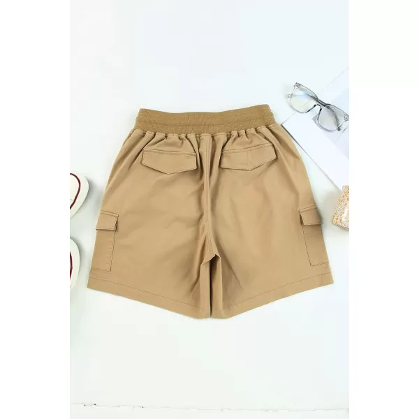 Dokotoo Womens Relaxed Fit High Waist Casual 4 Pocketed 2023 Hiking Outdoor Summer Shorts S-XL