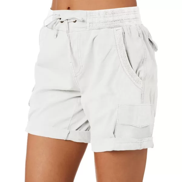 Dokotoo Womens Relaxed Fit High Waist Casual 4 Pocketed 2023 Hiking Outdoor Summer Shorts S-XL
