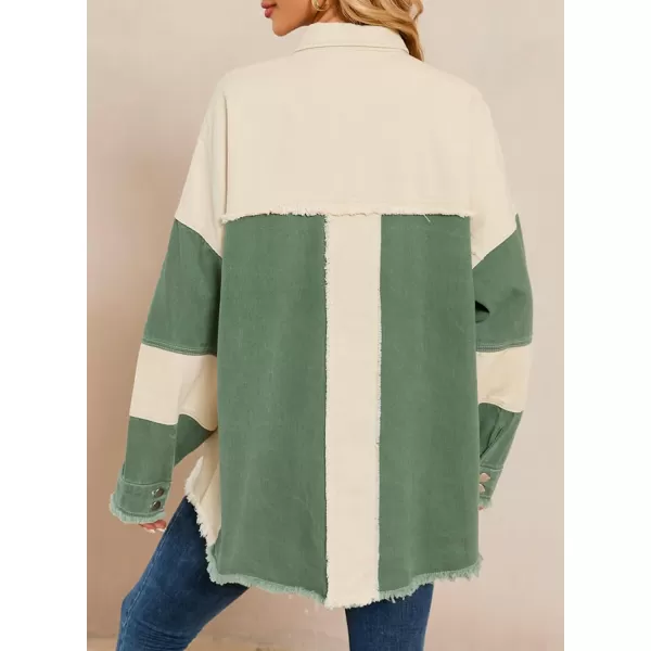 Dokotoo Jean Jacket Women Oversized Patchwork Fashion 2023 Shacket Jacket Women Long Boyfriend Button Down Shirts