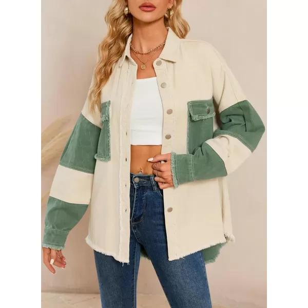 Dokotoo Jean Jacket Women Oversized Patchwork Fashion 2023 Shacket Jacket Women Long Boyfriend Button Down Shirts