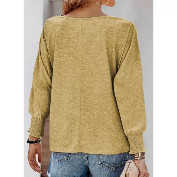Dokotoo Long Sleeve Tops for Women 2023 Womens T Shirts for Women Fitted Shirts Tight Basic Tee