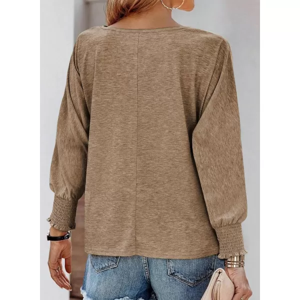 Dokotoo Long Sleeve Tops for Women 2023 Womens T Shirts for Women Fitted Shirts Tight Basic Tee