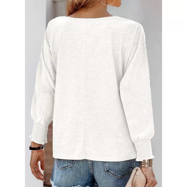 Dokotoo Long Sleeve Tops for Women 2023 Womens T Shirts for Women Fitted Shirts Tight Basic Tee