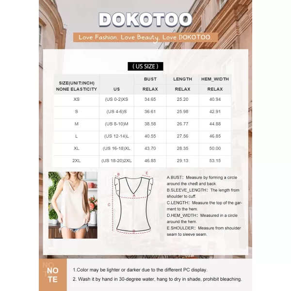 Dokotoo Tank Top for Women V Neck Satin Long Flowy Womens Tank Tops Loose Fit Cute Summer Casual Basic 2023