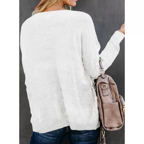 Dokotoo Womens 2023 Cute Summer Fall Color Block Striped Lightweight Comfy Cable Knit Beach Pullover Sweaters