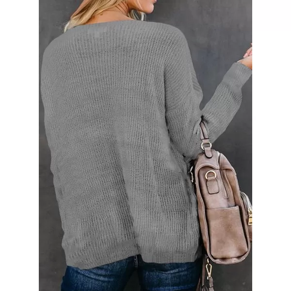 Dokotoo Womens 2023 Cute Summer Fall Color Block Striped Lightweight Comfy Cable Knit Beach Pullover Sweaters