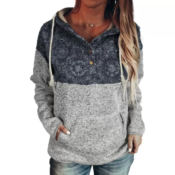Ethnic Vintage Print Gray 2