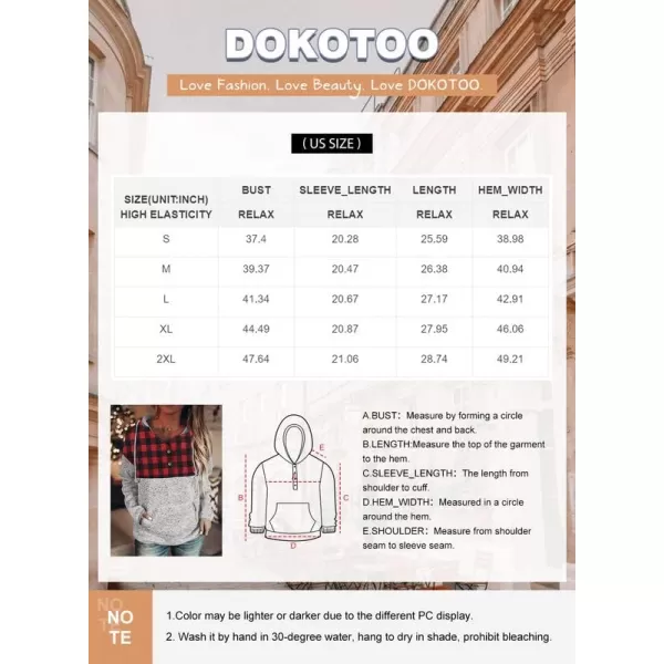Dokotoo Womens 2023 Fashion Fall Button Collar Drawstring Stitching Sweatshirts Hoodies Pullover