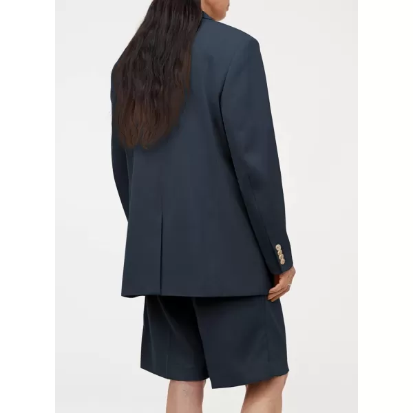 Dokotoo Womens 2023 Fashion Fall Lapel Collar Buttons Blazer Jackets for Women Business Casual