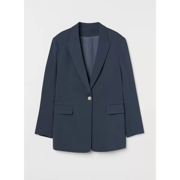 Dokotoo Womens 2023 Fashion Fall Lapel Collar Buttons Blazer Jackets for Women Business Casual