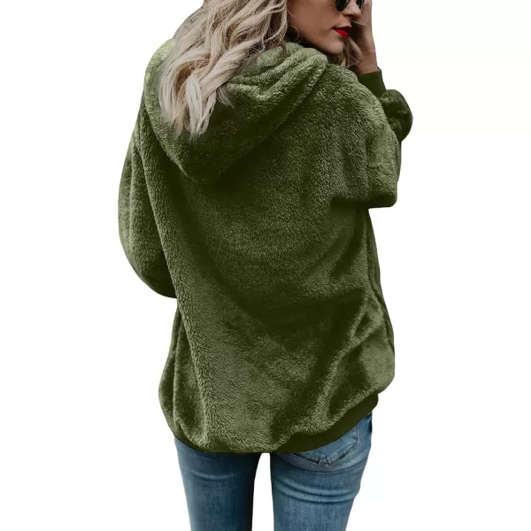 Dokotoo Womens 2023 Fashion Fuzzy Warm Casual Loose Hooded Sweatshirt Hoodies with Pockets Outerwear S-XXL