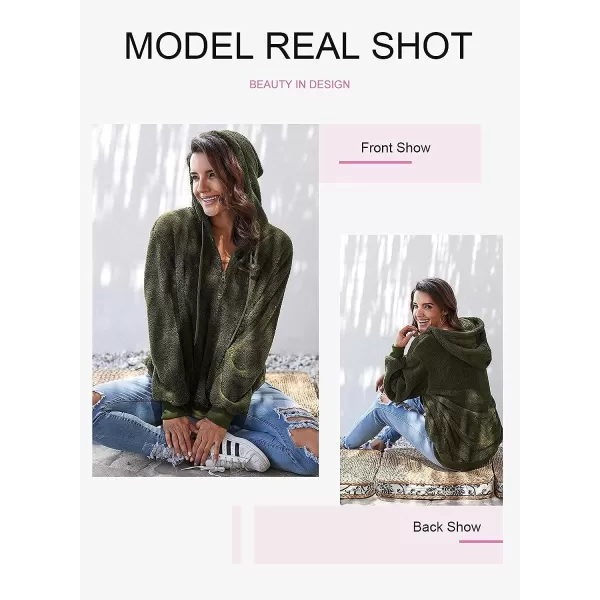 Dokotoo Womens 2023 Fashion Fuzzy Warm Casual Loose Hooded Sweatshirt Hoodies with Pockets Outerwear S-XXL