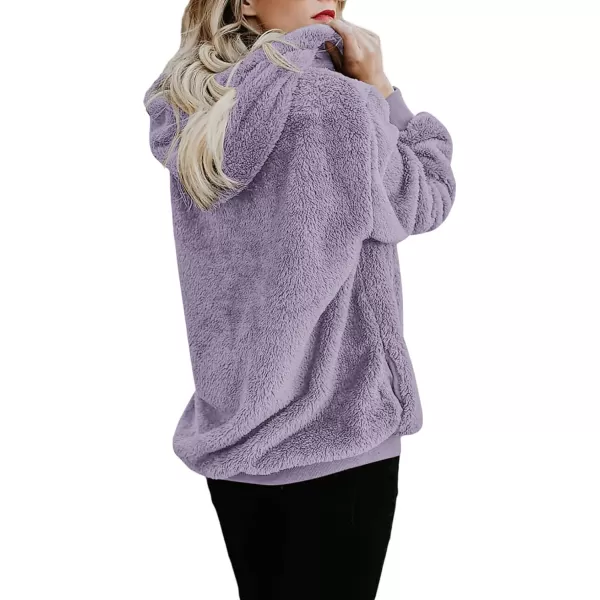 Dokotoo Womens 2023 Fashion Fuzzy Warm Casual Loose Hooded Sweatshirt Hoodies with Pockets Outerwear S-XXL