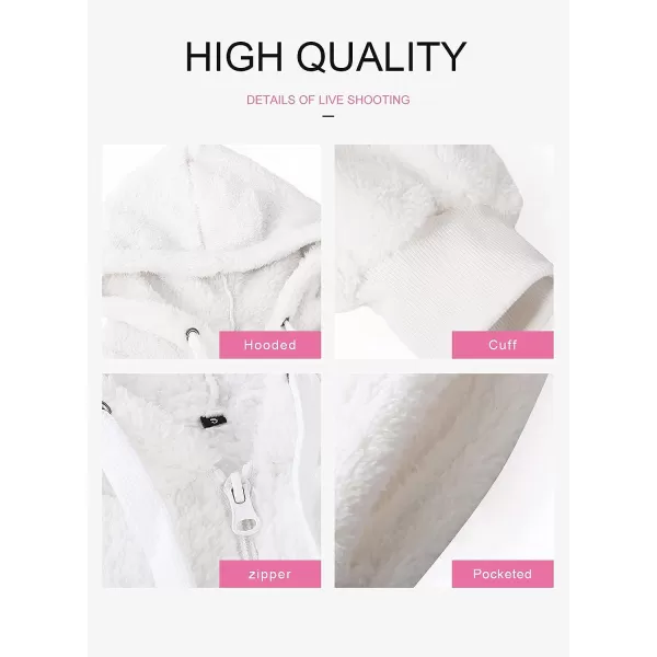Dokotoo Womens 2023 Fashion Fuzzy Warm Casual Loose Hooded Sweatshirt Hoodies with Pockets Outerwear S-XXL