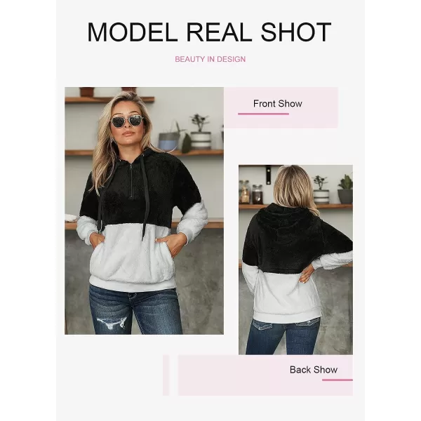 Dokotoo Womens 2023 Fashion Fuzzy Warm Casual Loose Hooded Sweatshirt Hoodies with Pockets Outerwear S-XXL