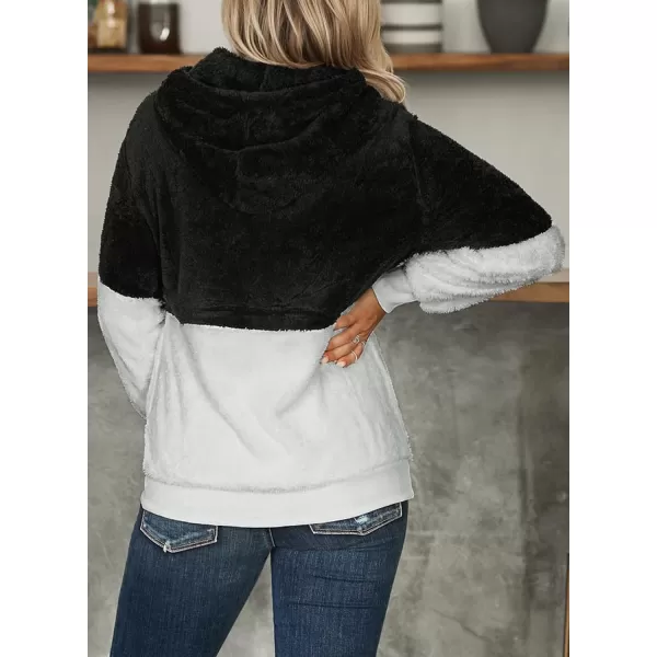 Dokotoo Womens 2023 Fashion Fuzzy Warm Casual Loose Hooded Sweatshirt Hoodies with Pockets Outerwear S-XXL