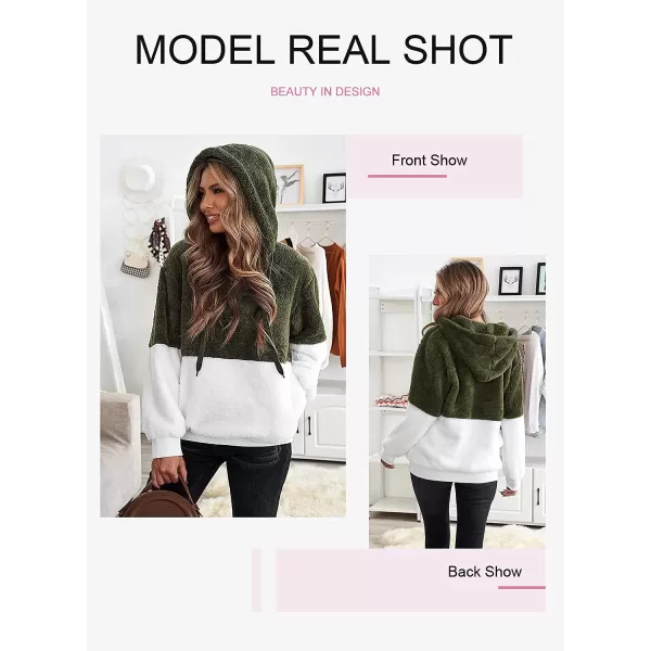 Dokotoo Womens 2023 Fashion Fuzzy Warm Casual Loose Hooded Sweatshirt Hoodies with Pockets Outerwear S-XXL