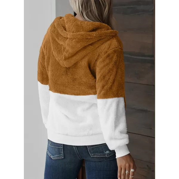 Dokotoo Womens 2023 Fashion Fuzzy Warm Casual Loose Hooded Sweatshirt Hoodies with Pockets Outerwear S-XXL