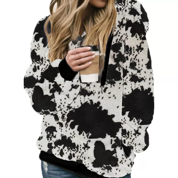 Dokotoo Womens 2023 Fashion Fuzzy Warm Casual Loose Hooded Sweatshirt Hoodies with Pockets Outerwear S-XXL