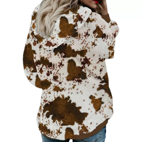 Dokotoo Womens 2023 Fashion Fuzzy Warm Casual Loose Hooded Sweatshirt Hoodies with Pockets Outerwear S-XXL