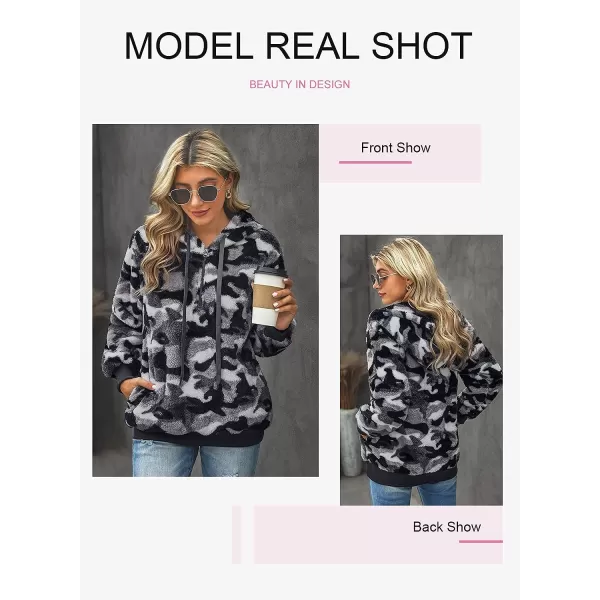 Dokotoo Womens 2023 Fashion Fuzzy Warm Casual Loose Hooded Sweatshirt Hoodies with Pockets Outerwear S-XXL
