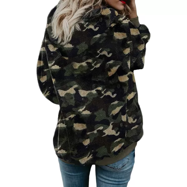 Dokotoo Womens 2023 Fashion Fuzzy Warm Casual Loose Hooded Sweatshirt Hoodies with Pockets Outerwear S-XXL