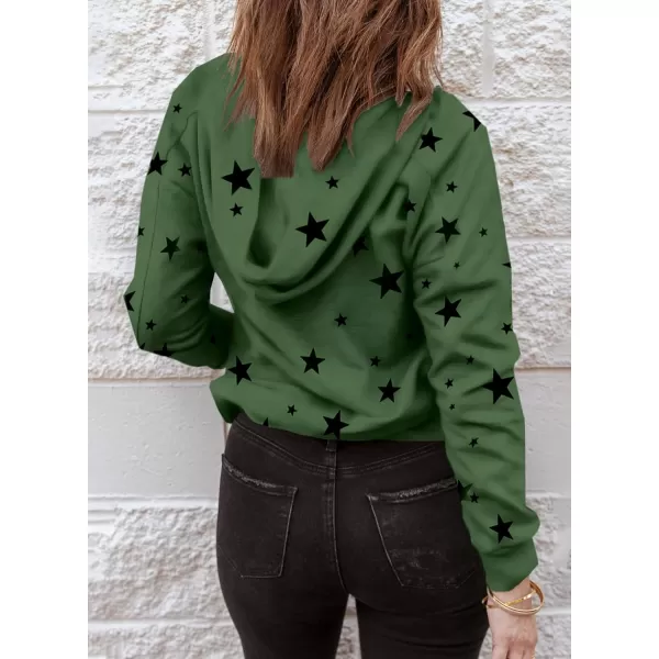 Dokotoo Womens 2023 Fashion Lace Up V Neck Drawstring Hoodies Sweatshirt Pullover Tops