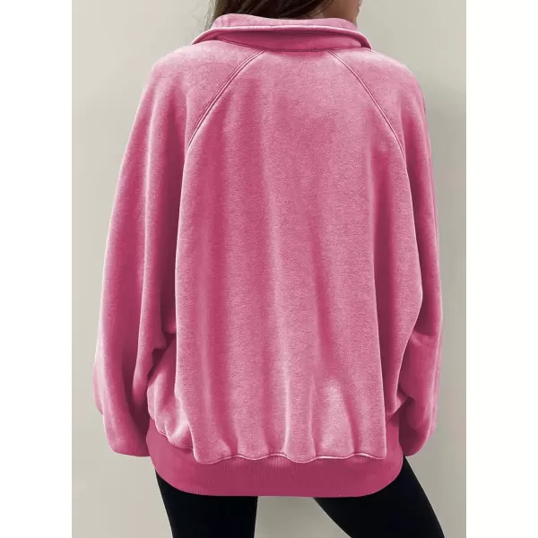 Dokotoo Womens 2023 Fashion Oversized Loose Lantern Sleeve Button Collar Pullover Sweatshirts Tops