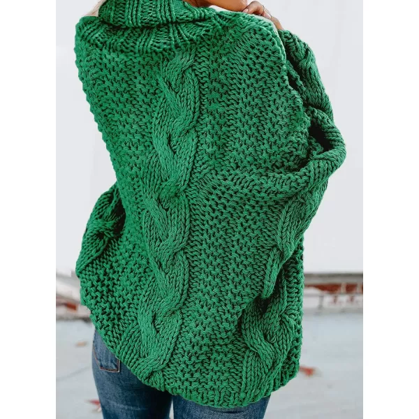 Dokotoo Womens 2023 Loose Oversized Casual Turtle Neck Sweater Pullover Top