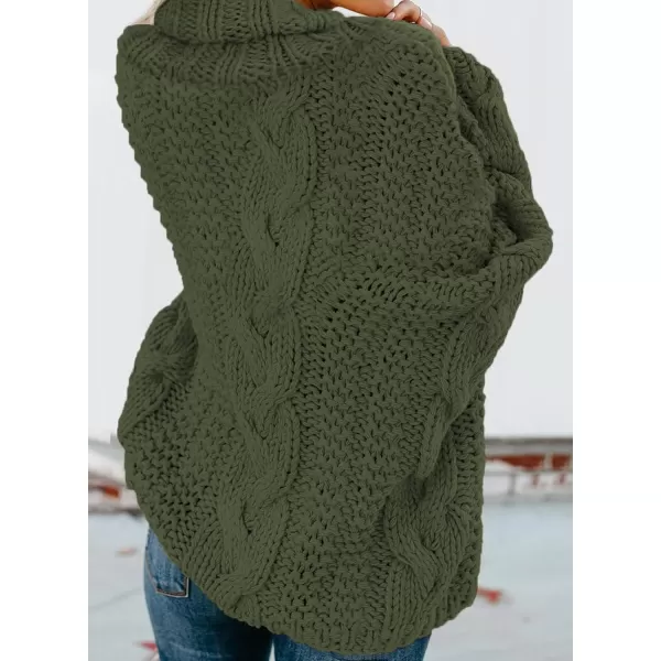 Dokotoo Womens 2023 Loose Oversized Casual Turtle Neck Sweater Pullover Top
