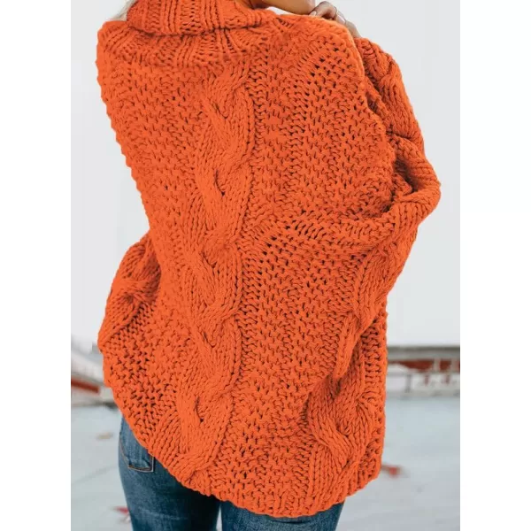 Dokotoo Womens 2023 Loose Oversized Casual Turtle Neck Sweater Pullover Top
