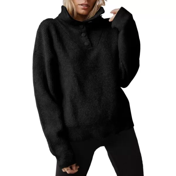 Dokotoo Womens 2023 Loose Oversized Casual Turtle Neck Sweater Pullover Top