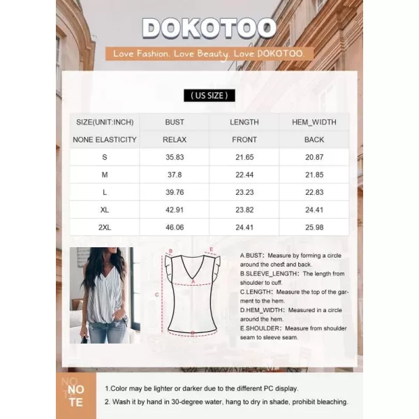 Dokotoo Womens 2023 V Neck Camisole Leaf Print Tanks Tops and Blouse S-XXL